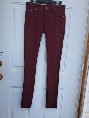 GUESS Women's Deep Red Jeans